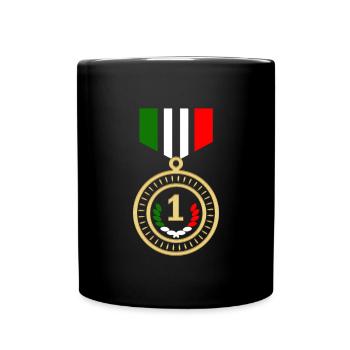 ITALIA DRAPEAU - Mug uni - noir - Devant