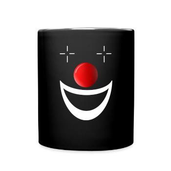 Clown Clown Visage Drôle De Cirque De Maquillage Alaaf - Mug uni - noir - Devant