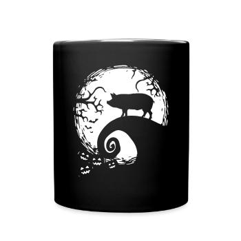 The Pig King Halloween Nightmare Halloweentown - Tasse einfarbig - Schwarz - Vorne