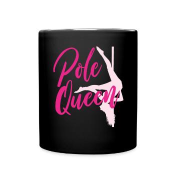 Pole Dance Queen - Full Colour Mug - black - Front