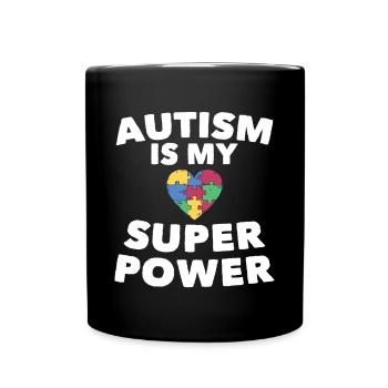 Autism Autist Autist Gift Gift Idea - Full Colour Mug - black - Front