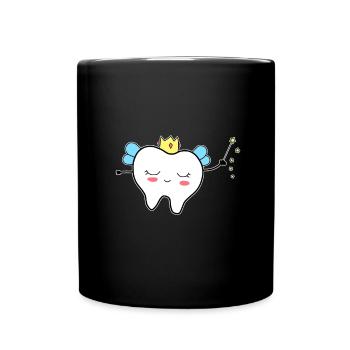 Fée des dents - Mug uni - noir - Devant