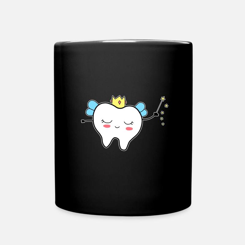 tooth fairy - Tazza monocolore - nero