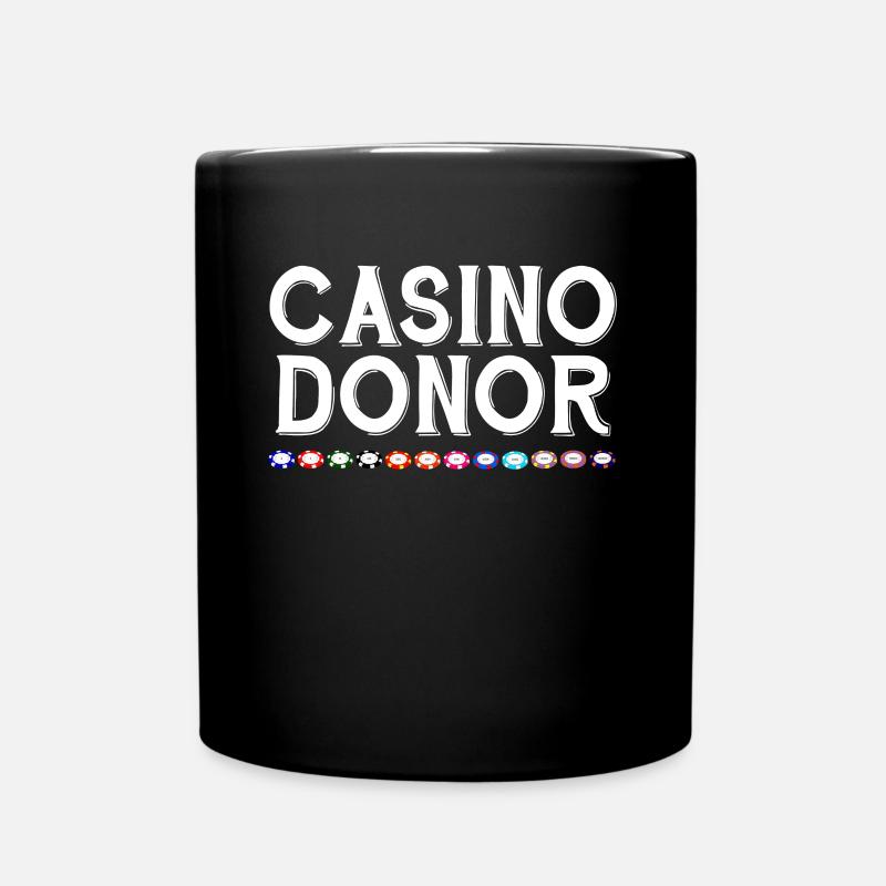 Jetons de casino - Mug uni - noir