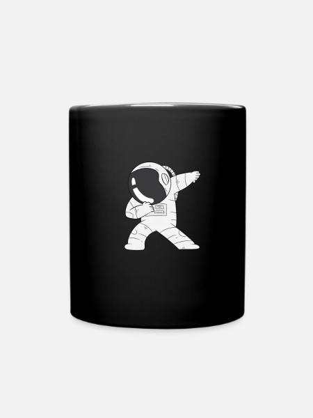 Astronaut DAB / Dabbing - Tasse einfarbig - Schwarz
