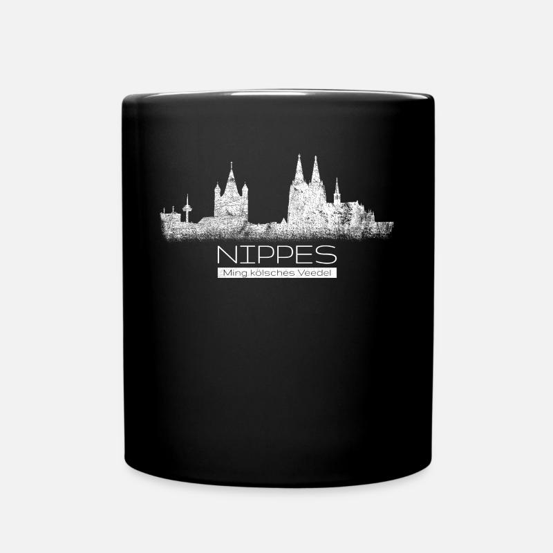 Nippes Ming Kölsches Veedel Heimat Köln Viertel - Tasse einfarbig - Schwarz