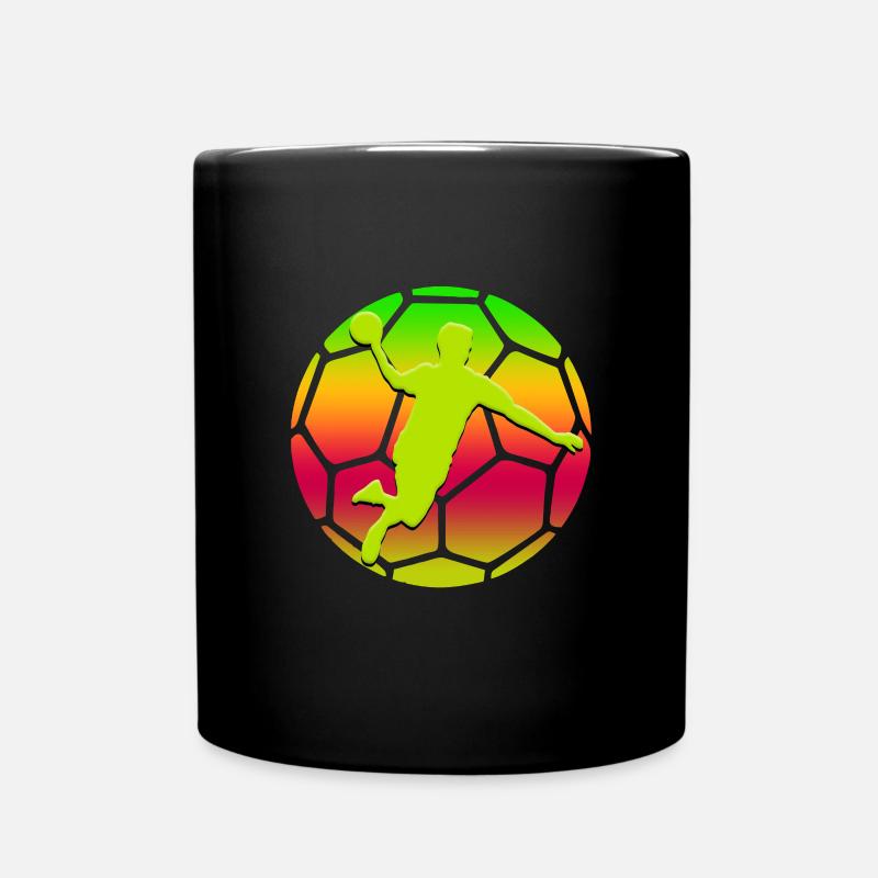 HANDBALLER Ball - Tasse einfarbig - Schwarz