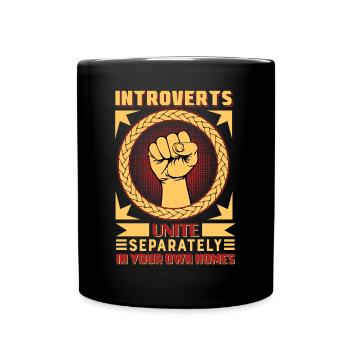 Geeks et nerds disant - Mug uni - noir - Devant