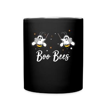 Boo Bees Teacher Lady Funny Halloween Costume - Tasse einfarbig - Schwarz - Vorne