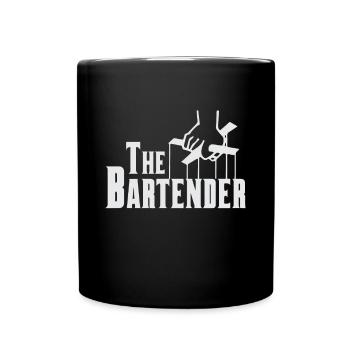 Barkeeper - The Bartender - Tasse einfarbig - Schwarz - Vorne
