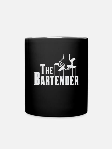 Barkeeper - The Bartender - Tasse einfarbig - Schwarz