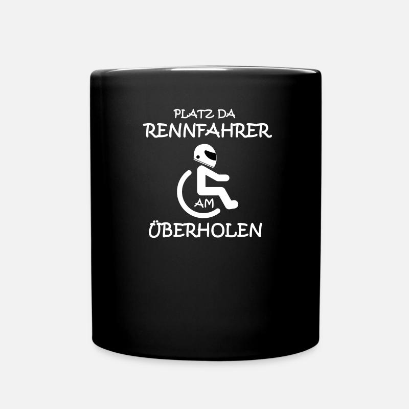 Handicap Handicap Rolli Handicap Fauteuil roulant - Mug uni - noir