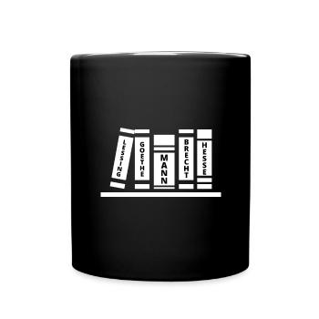 Lessing, Goethe, homme, Brecht, Hesse - Mug uni - noir - Devant