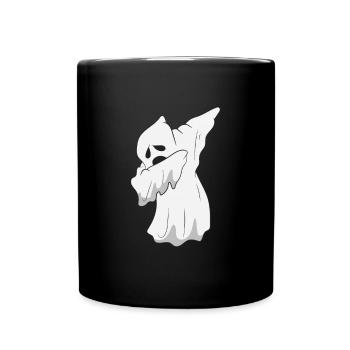 Halloween - Ghost / Ghost DAB / Dabbing - Full Colour Mug - black - Front