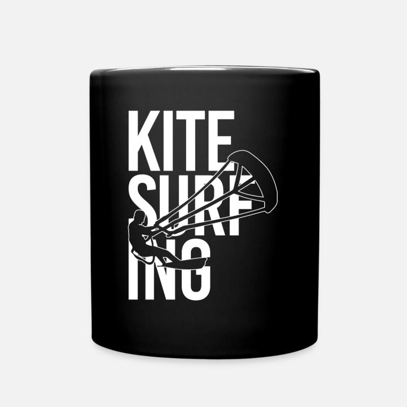 Kite Surfing - Kitesurfing - Full Colour Mug - black