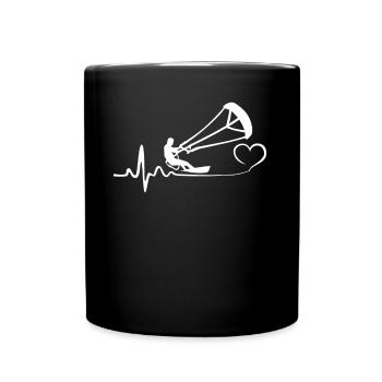 Kite Surf - Kitesurf - Mug uni - noir - Devant