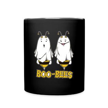 Boo Bees Halloween Bees - Full Colour Mug - black - Front