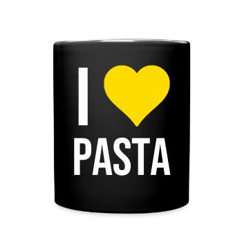 I love pasta - Full Colour Mug - black - Front