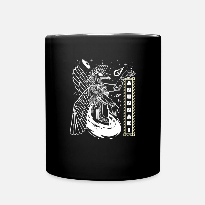 Sumerer Anunnaki Alien Astronauten - Tasse einfarbig - Schwarz