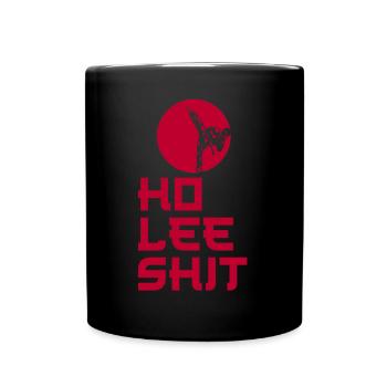 Ho Lee Shit - Funny Mixed Martial Arts - Full Colour Mug - black - Front