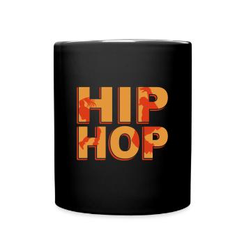 Hip Hop - Tasse einfarbig - Schwarz - Vorne