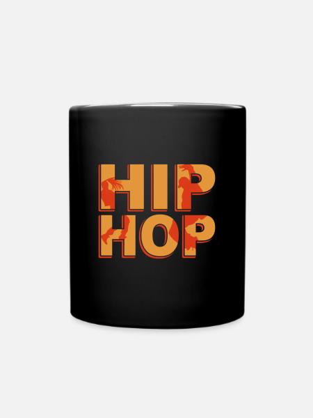 Hip Hop - Tasse einfarbig - Schwarz