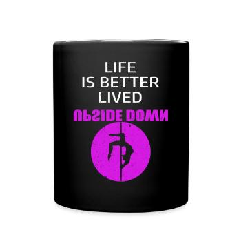Pole Dance Geschenk - Tasse einfarbig - Schwarz - Vorne