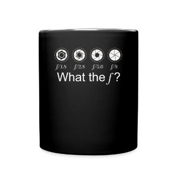 camera - Full Colour Mug - black - Front