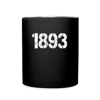 Stuttgart Bad Cannstatt 1893 Schwaben Württemberg - Tasse einfarbig - Schwarz - Vorne