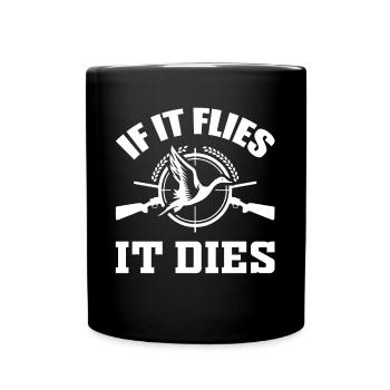 Duck hunting duck hunter hunting season shooting ducks - Full Colour Mug - black - Front