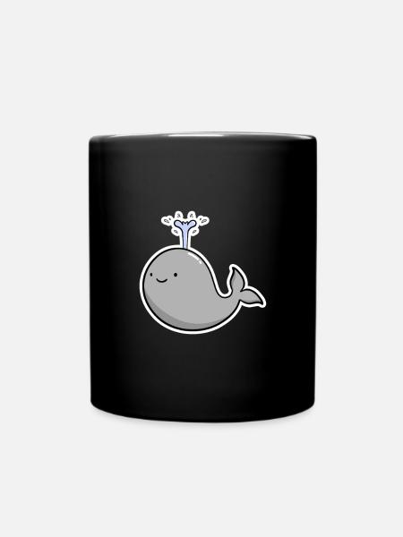 baleine - Mug uni - noir