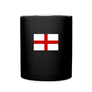Angleterre drapeau anglais londres moyen age - Mug uni - noir - Devant