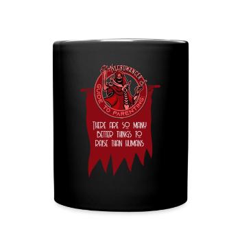 Necromancer Rollenspiel - Tasse einfarbig - Schwarz - Vorne