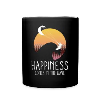 surfeur - Mug uni - noir - Devant