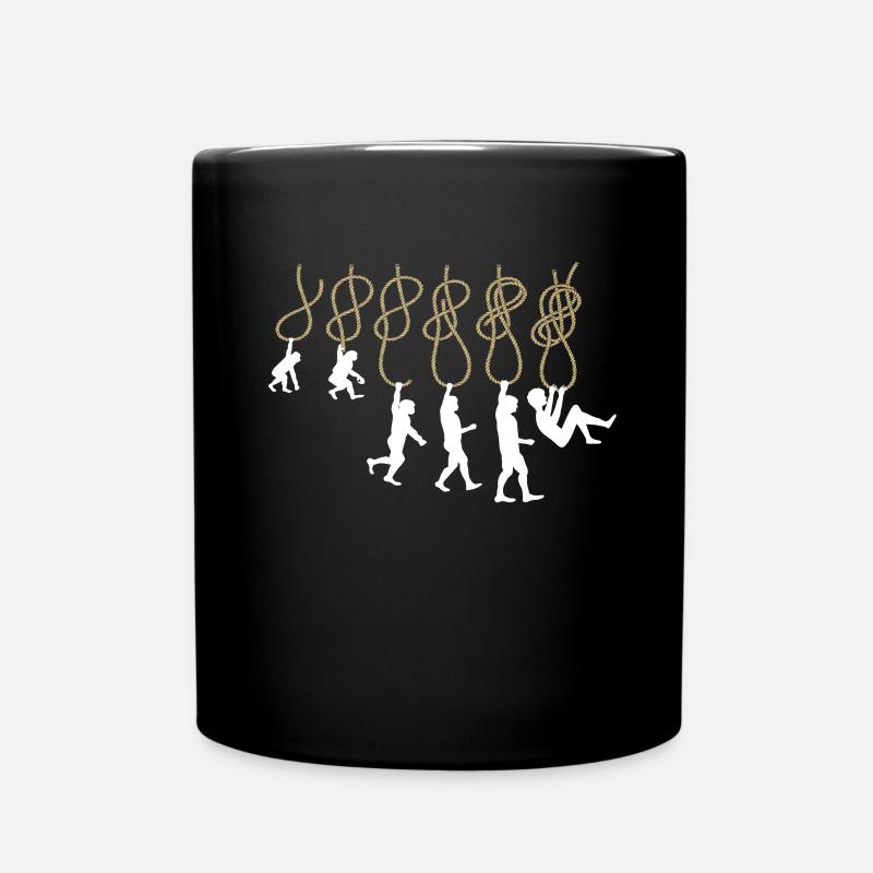 Evoluzione arrampicata nodo arrampicata ottavo nodo - Tazza monocolore - nero
