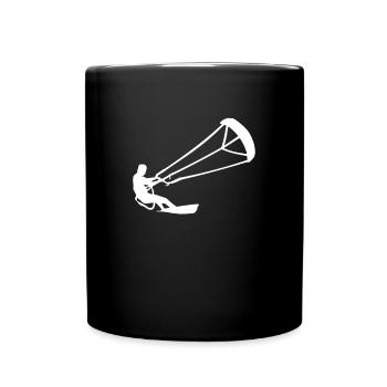 Surfer Kitesurfer - Mug uni - noir - Devant