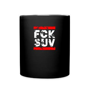 Fuck SUV Les vendredis de la protection du climat du FCK pour la future FFF - Mug uni - noir - Devant