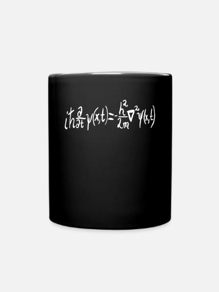 Équation de Schrödinger - Mug uni - noir