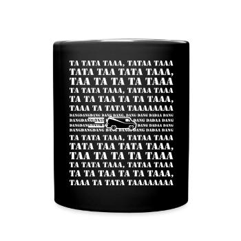 Famous TV series of the 80s - Team A with Van - Full Colour Mug - black - Front