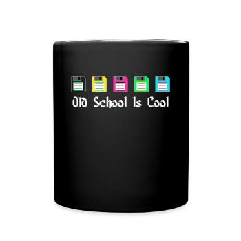 old school - Full Colour Mug - black - Front