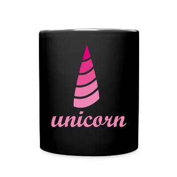 Licorne Licorne - Mug uni - noir - Devant