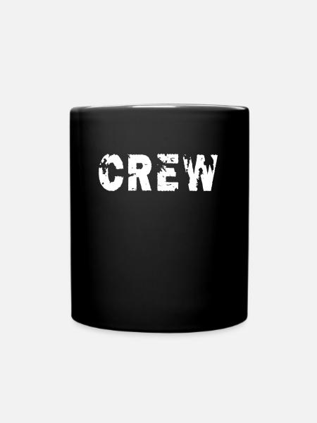 Crew Staff Mannschaft Team Techniker Festival - Tasse einfarbig - Schwarz