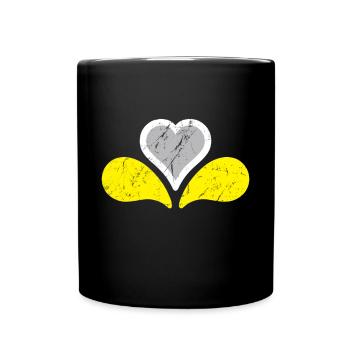 Brussels Flag - Full Colour Mug - black - Front