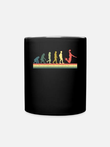 Evolution du basket - Mug uni - noir
