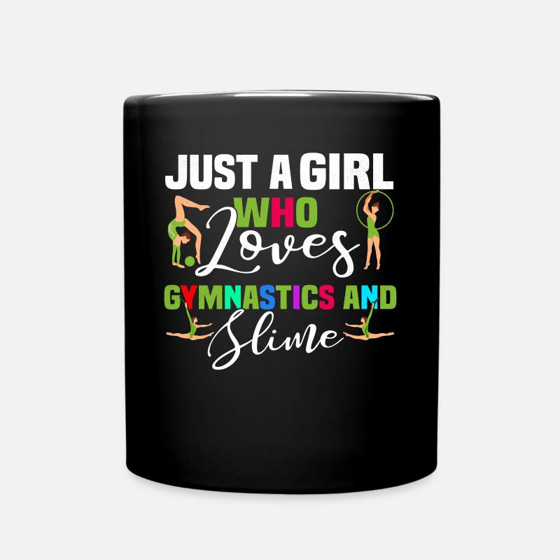 Turnen Mädchen - Tasse einfarbig - Schwarz