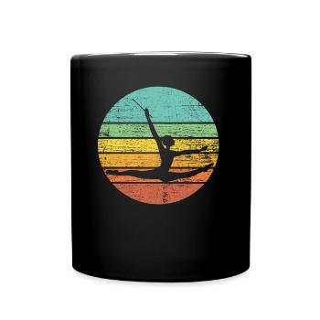 Gymnastics retro - Full Colour Mug - black - Front