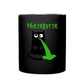 Kitty Kitty Kitty Cat Cat Tarte aux mots drôle - Mug uni - noir - Devant