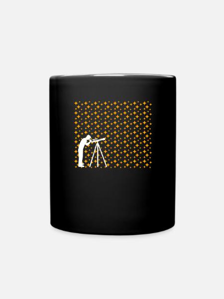starry sky - Tasse einfarbig - Schwarz