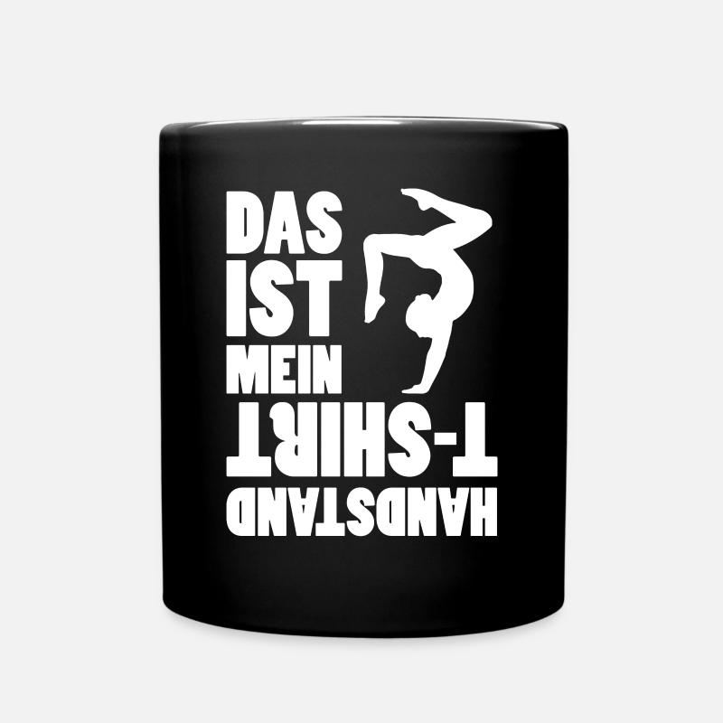 Handstand Shirt - Tasse einfarbig - Schwarz