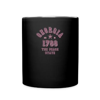 Géorgie - Mug uni - noir - Devant